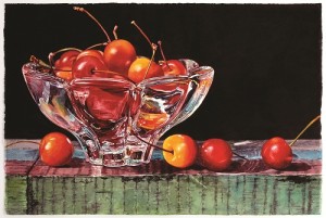 300x201 Watercolor Painting Techniques Paint Glass, Water And Fruit