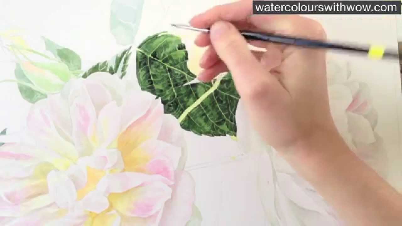 1280x720 Realistic Watercolor Painting Techniques