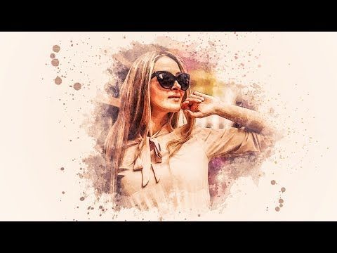 480x360 Realistic Watercolor Painting Effect