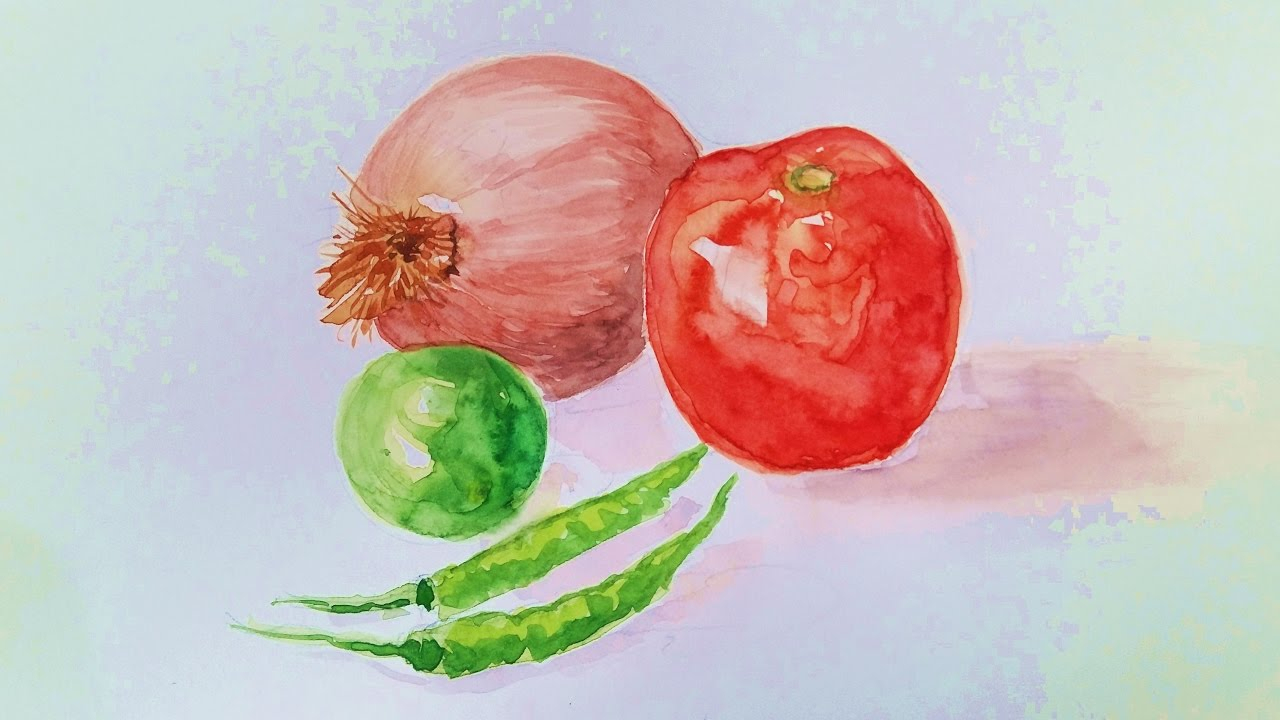 1280x720 Still Life Drawings Of Fruits And Vegetables How To Draw Realistic