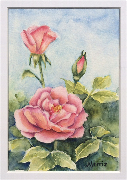 500x707 How To Paint Realistic Watercolor Roses