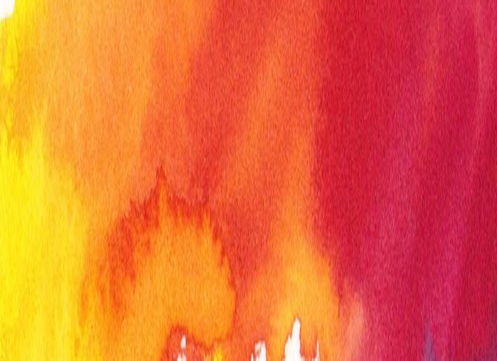 1000x727 Yellow To Orange Watercolour Paint Ombre Fire By Charlielowlowe