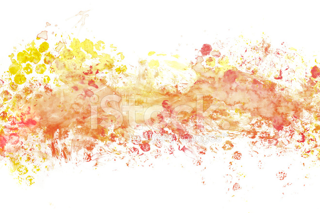 660x440 Abstract Red Orange Yellow Watercolor Background Stock Vector