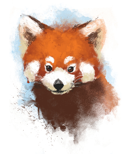 450x540 Red Panda Ink From Qwertee Day Of The Shirt