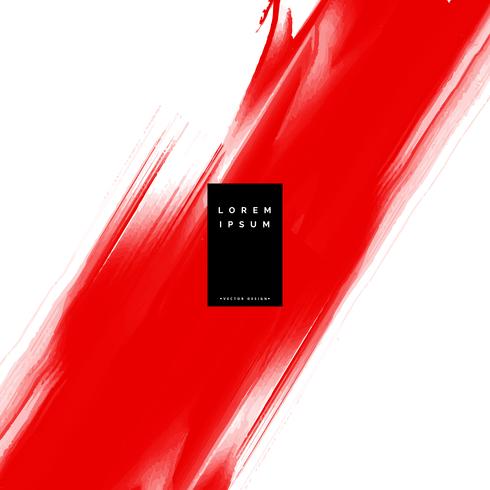 490x490 Red Paint Stroke Watercolor Background