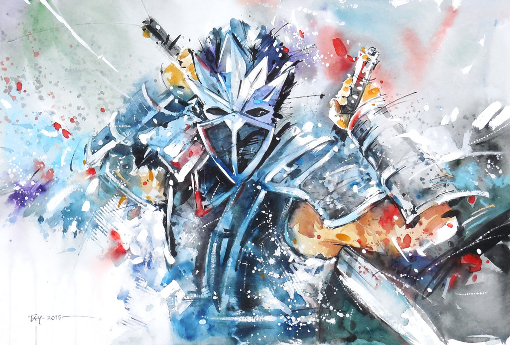 1024x694 A Shen Watercolor My Dad Finished This Week, Enjoy! Leagueoflegends