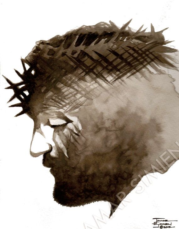 570x730 Jesus Christ Watercolor Painting Christian Painting Religious