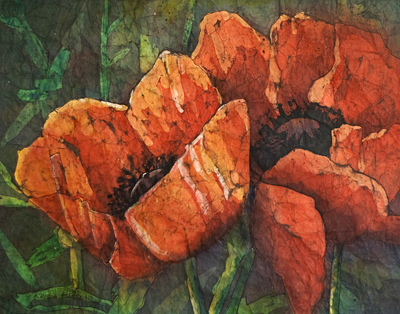 400x314 Flowers On Rice Paper