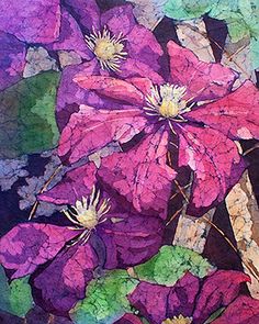 236x295 How To Make Watercolor Batik On Rice Paper Step By Step Demo