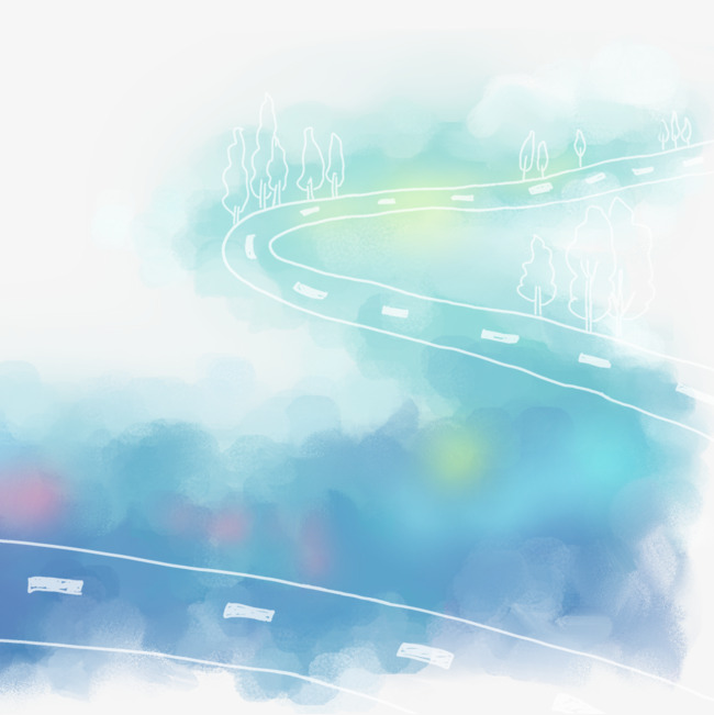 650x651 Drawing Cartoon Road, Road, Cartoon Road, Watercolor Png And Psd