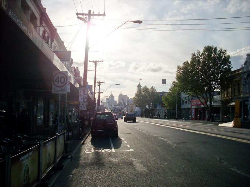 800x600 Street Scene Watercolor Demonstration Bridge Road, Richmond