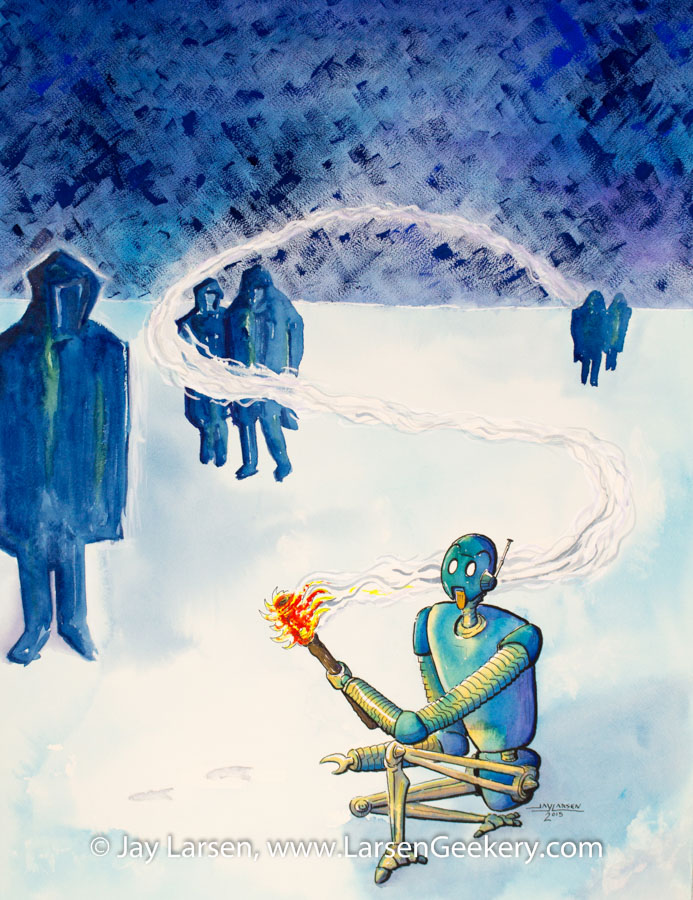 693x900 Snow Tracker Robot