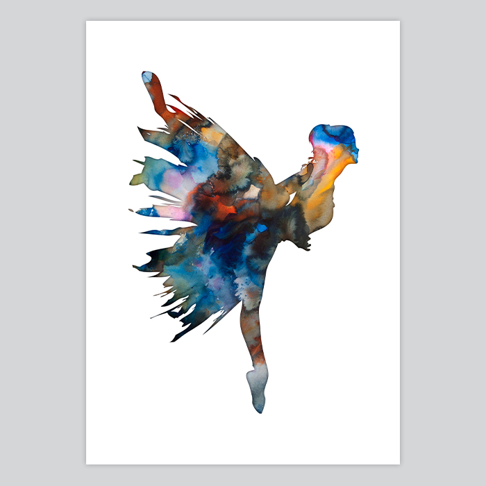 700x700 Romantic Watercolor Art Print