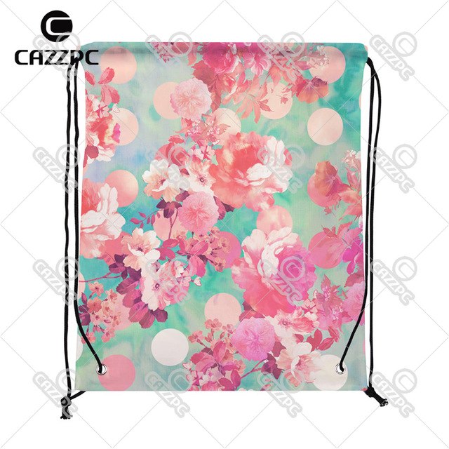 640x640 Romantic Watercolor Pink Peony Retro Floral Teal Polka Dots