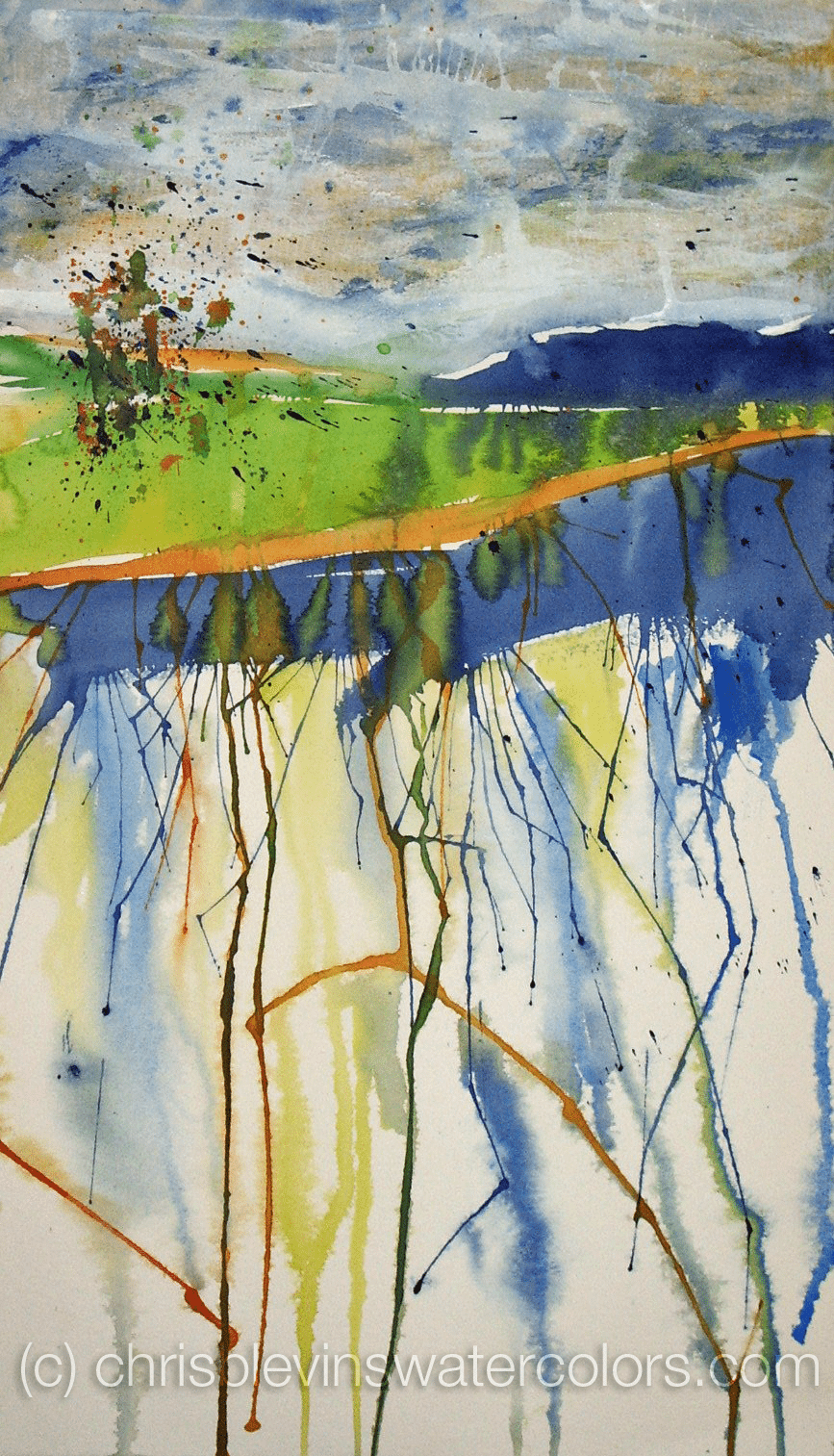 867x1513 Wine And Watercolors