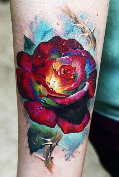 420x620 60 Very Provocative Rose Tattoos Designs And Ideas