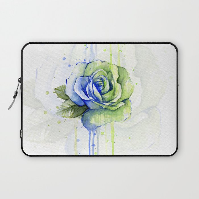 700x700 Flower Rose Watercolor Painting 12th Man Art Laptop Sleeve By