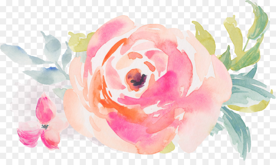 900x540 Watercolor Painting Flower Royalty Free