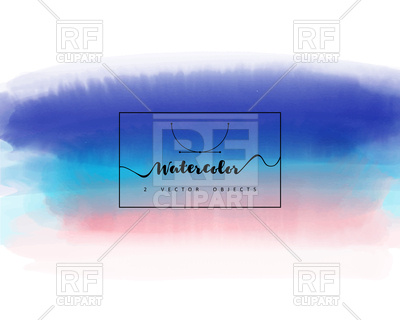 400x320 Hand Painted Watercolor Texture On White Background Vector Image