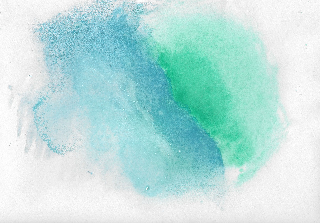 1280x893 Watercolor,watercolour,texture,run,blue