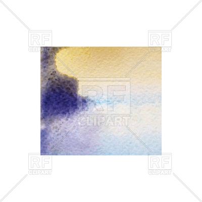 400x400 Blue And Brown Abstract Watercolor Hand Paint Background