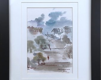 340x270 Russian Watercolor Etsy