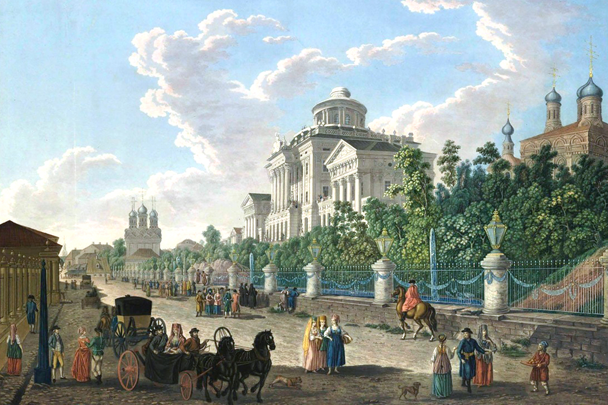 1200x800 The Moscow We Lost The Russian Capital In 18th Century Watercolor