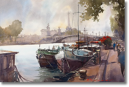 537x360 Vladislav Yeliseyev, Russian Watercolor And Oill Painter