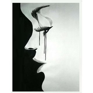 320x320 Buy Handmade Sad Girl Watercolor Painting Online