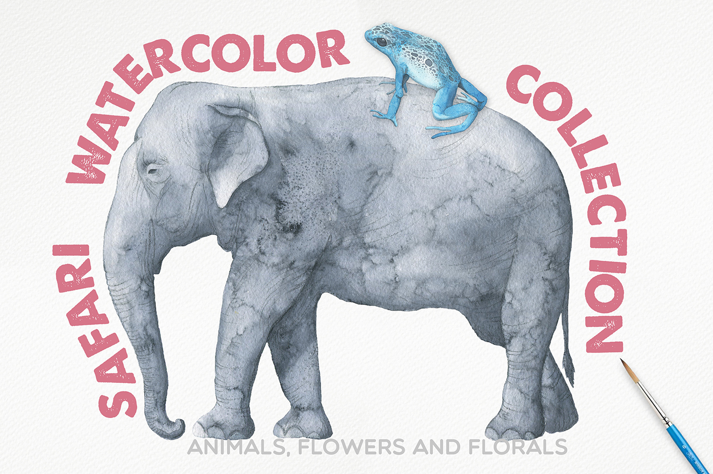 1400x932 Safari Watercolor Collection On Behance