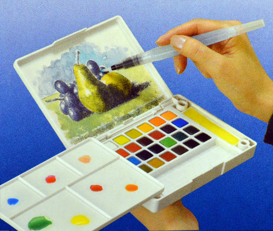 900x761 Sakura Koi Watercolors 24 Color Pocket Field Sketch Box