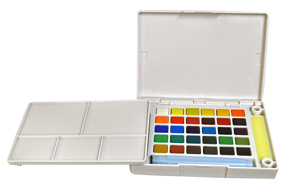 950x639 Sakura Koi Watercolors 30 Color Pocket Field Sketch Box