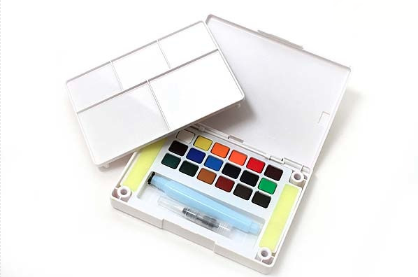 598x396 Sakura Petit Color Watercolor Field Sketch Box Set
