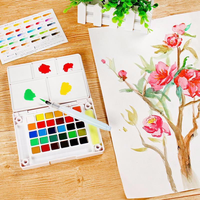 800x800 Sakura Petit Color Watercolor Field Sketch Box Set