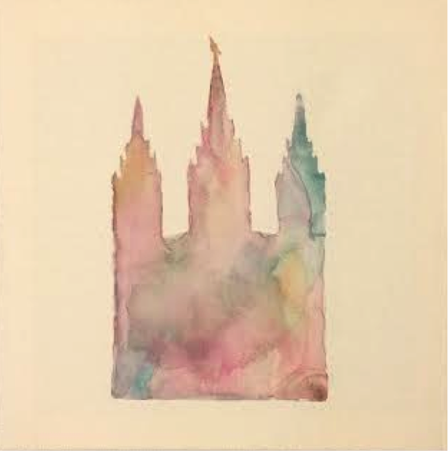 651x655 Diy Salt Lake Temple Watercolor A Step By Step Guide Arts Amp Eats
