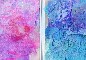 300x210 Salt And Acrylic Paint Texture Effects