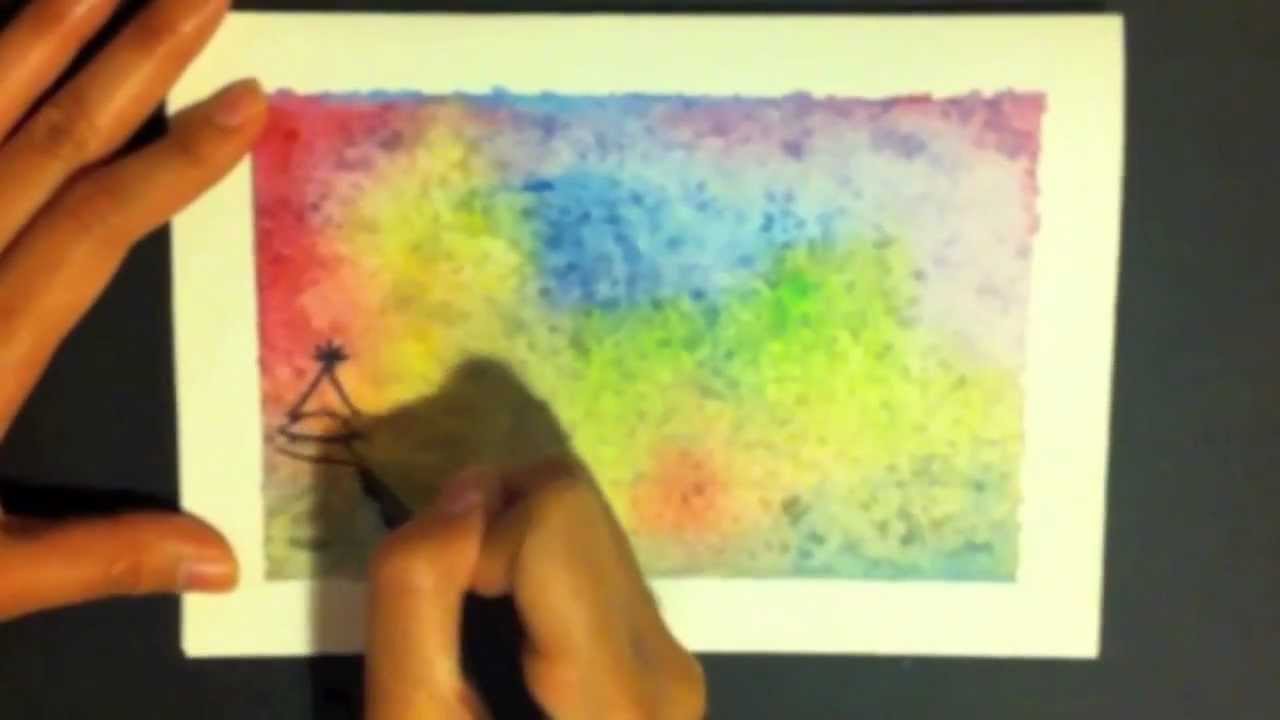 1280x720 Salt Watercolor Texture Effects