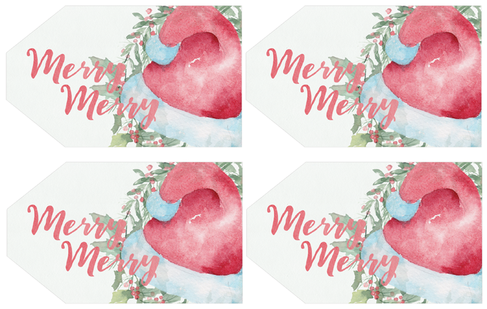700x444 I Should Be Mopping The Floor Free Printable Watercolor Santa Hat