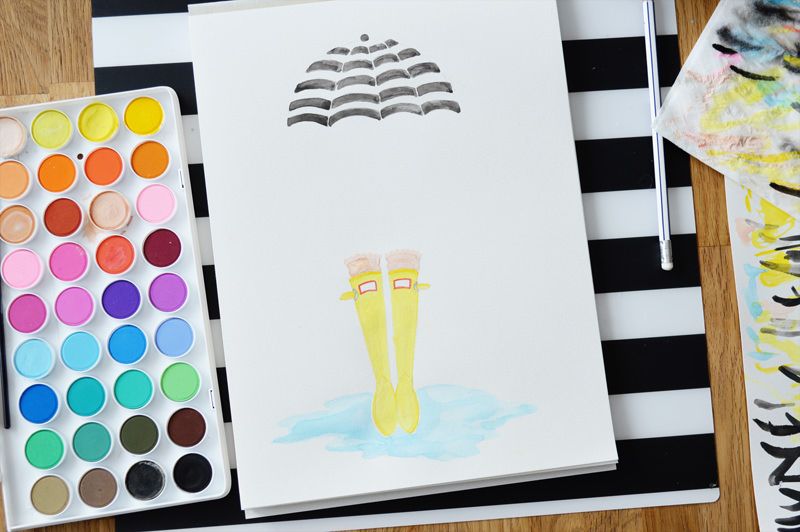 800x532 Diy Watercolor + Digital Art And A Free Printable!