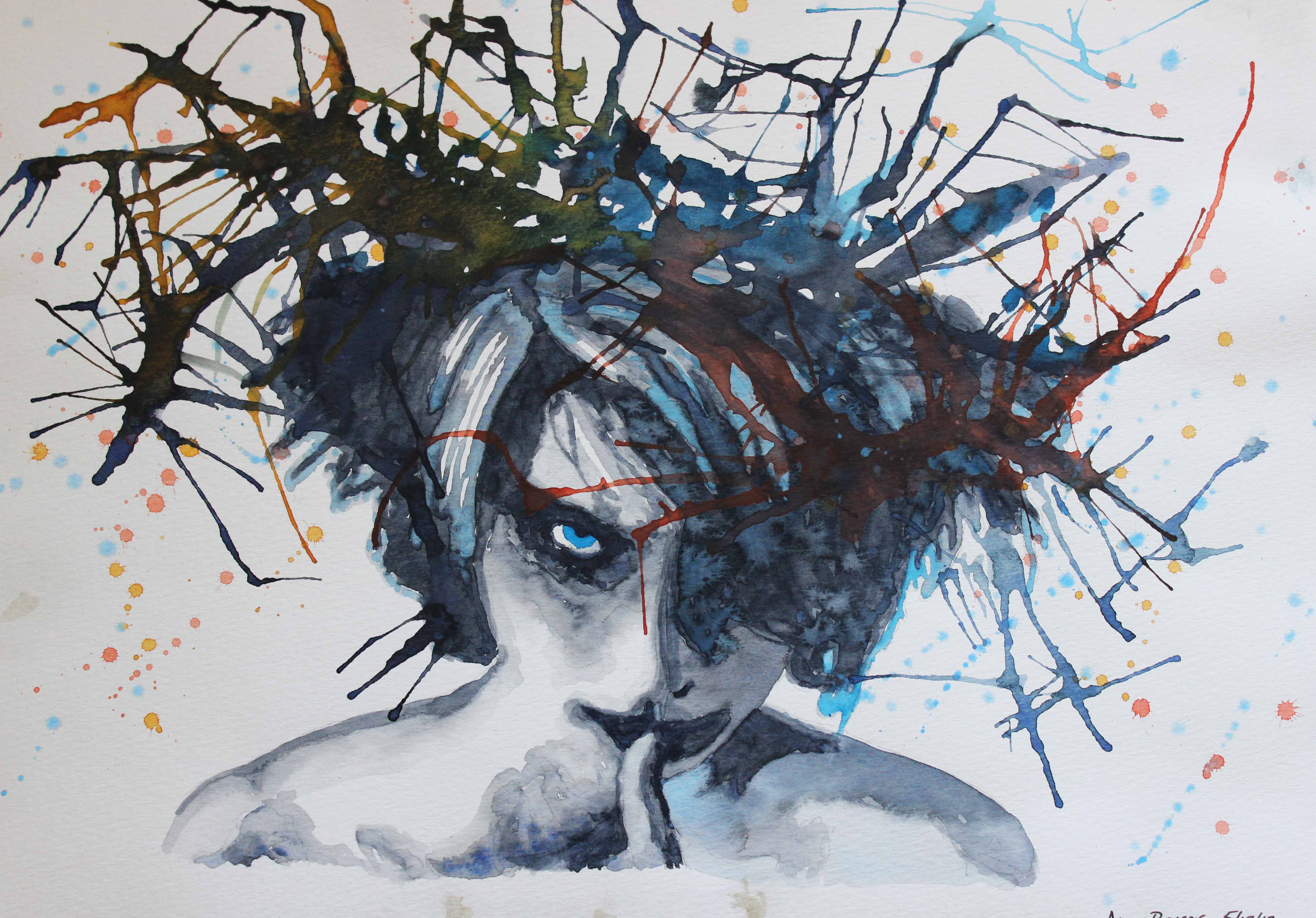 4956x3456 Watercolor Portrait Art By Anna