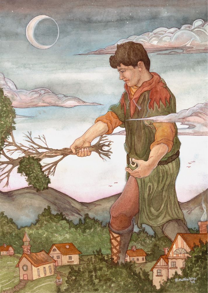 713x1006 David Hoffrichter Fantasy Illustrations In Watercolors Sci Fi