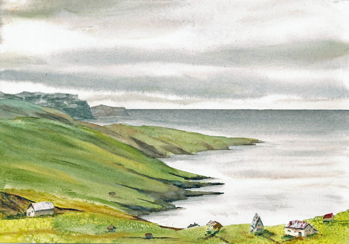 720x504 Landscape Watercolor Paintings By Douglas Winslow