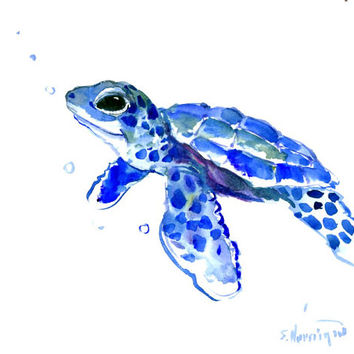 354x354 Shop Watercolor Paintings Of Sea Turtles On Wanelo