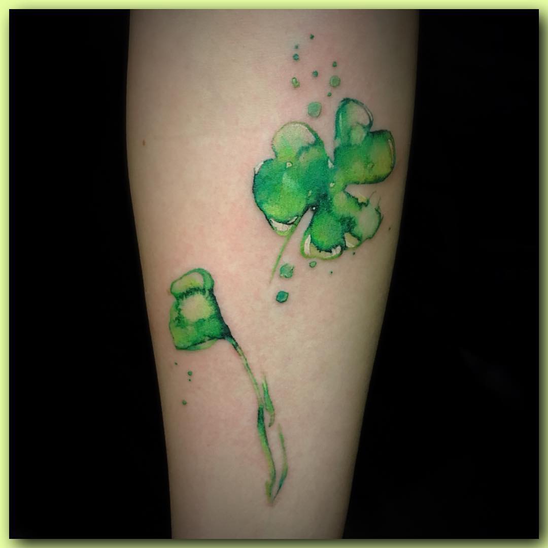 1080x1080 Watercolor Shamrock Courtesy Of Marcus Lund