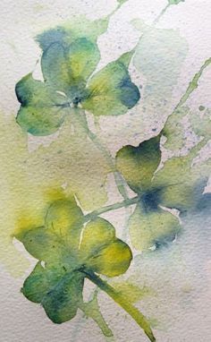 236x382 How To Paint A Shamrock With Watercolor