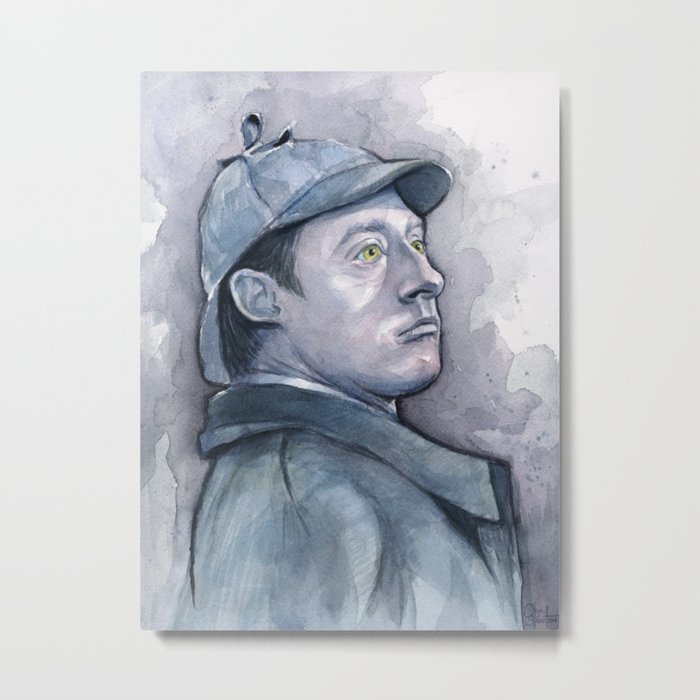 700x700 Sherlock Data Metal Print By Olechka Society6