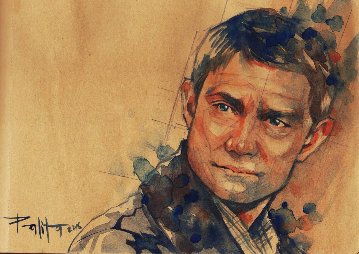 1200x850 On Twitter My Watercolor Painting Of Sherlock Holmes