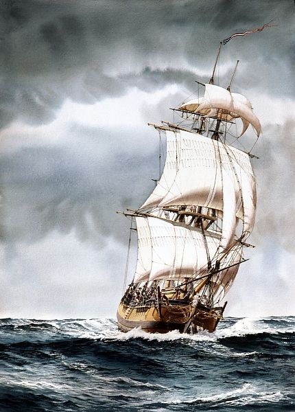 430x600 Sailing Ship Art Images Columbia