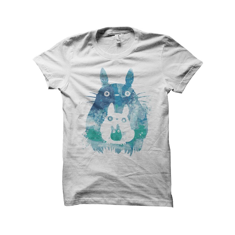 800x800 Totoro Watercolor T Shirt