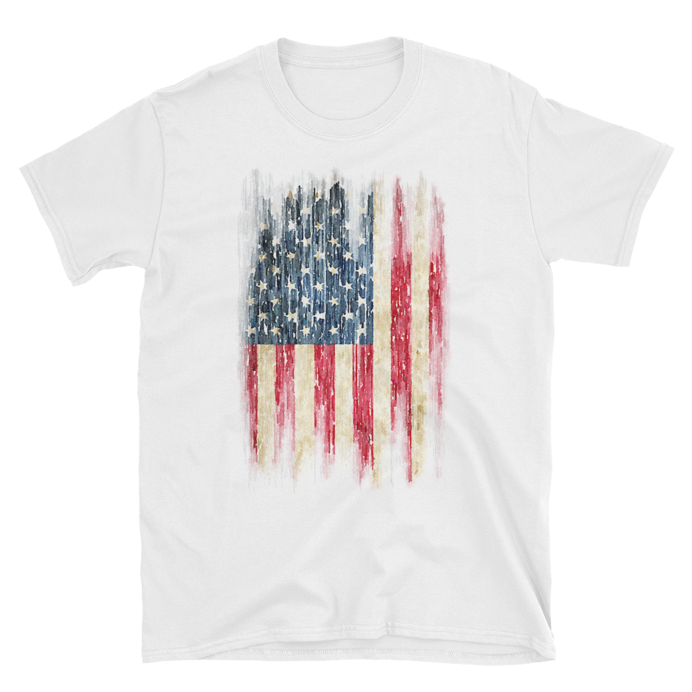 1000x1000 Watercolor Flag T Shirt